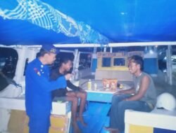 Satpolairud Polres Pelabuhan Makassar Patroli Malam di Dermaga Paotere, Jaga Keamanan dan Antisipasi Ancaman