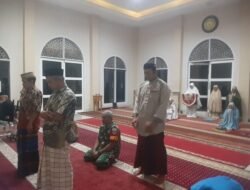 Pererat Silaturahmi Fajar, Babinsa Koramil 04/Tinggimoncong Komsos di Masjid Al Rahman