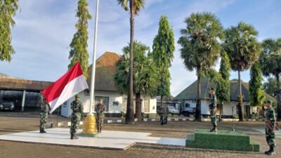 Kodim 1409/Gowa Gelar Upacara Rutin: Tingkatkan Kewaspadaan dan Rasa Cinta Tanah Air