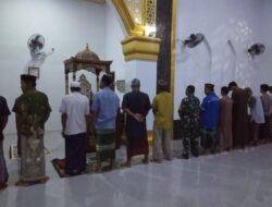 Pererat Silaturahmi, Babinsa Koramil 1409-04/Tinggimoncong Gelar Safari Subuh di Masjid An’Nur
