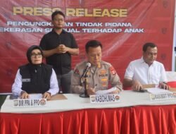 Ditres PPA dan PPO Polda Sulsel Gelar Konferensi Pers, Tiga Pelaku Kekerasan Seksual terhadap Anak Diamankan