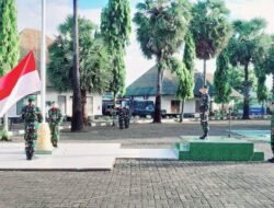 Kobarkan Semangat Nasionalisme, Personel Kodim 1409/Gowa Laksanakan Upacara Rutin dan Jam Komandan
