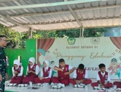 Wujud Kepedulian Generasi Bangsa, Babinsa Pallangga Kodim 1409/Gowa Dampingi Penyaluran Program MBG di 5 Sekolah