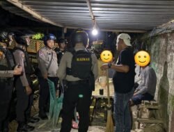 Cegah Gangguan Kamtibmas, Sat Samapta Bubarkan Warga Konsumsi Miras (Ballo)