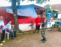 Perkuat Kamtibmas, Babinsa Koramil 1409-08/Bontonompo Gelar Komsos Bersama Tokoh Masyarakat