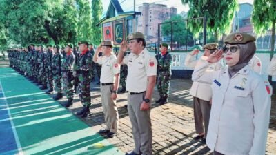 Kobarkan Semangat Jiwa Nasionalisme, Kodim 1409/Gowa Gelar Upacara Bendera Mingguan