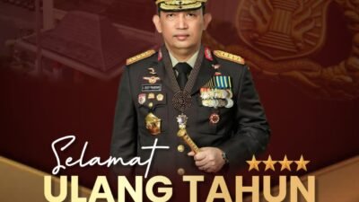 Kapolres Gowa Bersama Staf Ucapkan Selamat Ulang Tahun Kapolri