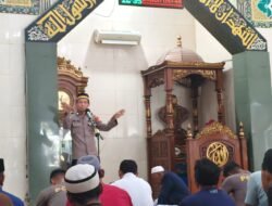 Usai Shalat Dzuhur, Satbinmas Polres Pelabuhan Makassar , Sampaikan Pesan Kamtibmas