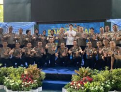 Sespimma Polri Angkatan 75 Pokjar V Gelar Bakti Sosial Bagikan Sembako dan Santunan Anak Yatim di Polres Sumedang