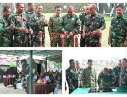 Tingkatkan Profesionalisme Prajurit, Dandim 1409/Gowa Resmikan Lapangan Tembak Pistol Akkareso