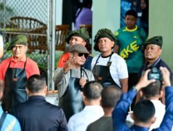 Hangatkan Kebersamaan, Pangdam XIV/Hsn Gelar Olahraga Bersama dan Masak Besar Bersama Pejabat Utama Kodam dan Persit