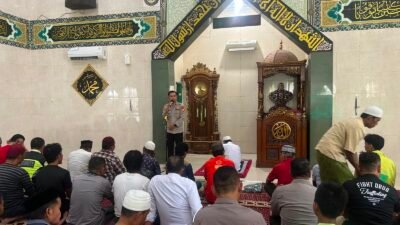 Polres Pelabuhan Makassar Ajak Warga Perbanyak Ibadah Melalui Safari Memakmurkan Masjid