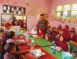 Dukung Program Pemerintah, Kodim 1409/Gowa Awasi Pemberian Makan Bergizi Gratis bagi Siswa