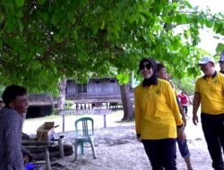 Kapolres Pelabuhan Makassar Sapa Warga Pulau Lanjukang, Pererat Silaturahmi Polri dan Masyarakat