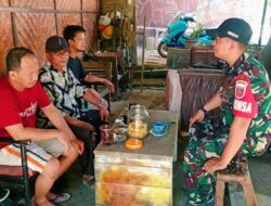 Ciptakan Lingkungan Kondusif, Babinsa Kodim 1409/Gowa Sosialisasikan Keamanan kepada Tokoh Masyarakat