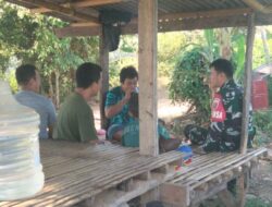 Perkuat Kemitraan, Babinsa Koramil 1409-08/Bontonompo Ajak Warga Dusun Taipa Le’leng Jaga Sinergitas