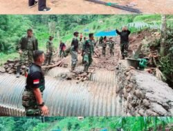 Tinjau Langsung Infrastruktur Wilayah, Dandim 1409/Gowa Pastikan Pembangunan KDKMP dan Jembatan Sesuai Target