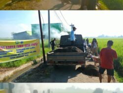 Perkuat Akses Pertanian, Babinsa Koramil 1409-05/Pallangga Pimpin Kerja Bakti Jalan Tani di Desa Panakkukang