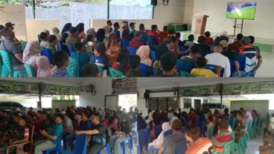 Kodim 1409/Gowa Gelar Nobar Piala Dunia 2026 Bersama Masyarakat