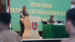Menuju Seleksi Pusat dan Wujudkan Pemimpin Berkarakter, Pangdam XIV/Hsn Ingatkan Calon Taruna Tolak Mafia Werfing