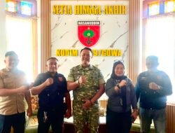 Dandim 1409/Gowa Terima Silaturahmi Mitra Media, Perkuat Sinergi Wujudkan Gowa Aman dan Damai