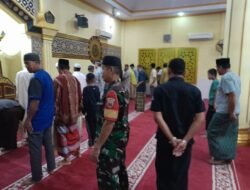 Pererat Silaturahmi, Babinsa Koramil 1409-01/Somba Opu Gelar Safari Subuh di Masjid Hurriyan