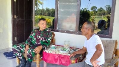 Komsos Babinsa Bontonompo Kodim 1409/Gowa, Perkuat Sinergi TNI-Warga di Desa Salajangki