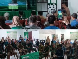 Rayakan Pesta Bola Gembira, Koramil 06/Bajeng Nobar Piala Dunia 2026 Bareng Pemerintah Desa dan Warga setempat