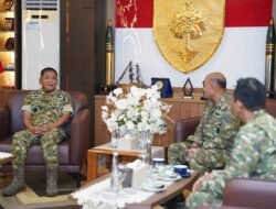 Perkuat Sinergitas,Pangdam XIV/Hasanuddin Terima Kunjungan Kaotmilti IV Makassar