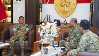 Perkuat Sinergitas,Pangdam XIV/Hasanuddin Terima Kunjungan Kaotmilti IV Makassar
