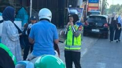 Satlantas Polresta Gowa Turun Kejalan Gelar Penerangan Keliling di Titik Keramaian