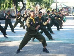 Asah Kemampuan Bela Diri, Kodim 1409/Gowa Gelar Latihan Pencak Silat Militer di Makodim