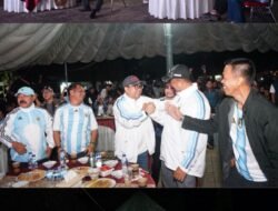 Meriah! Penuh Antusiasme, Nobar Piala Dunia 2026 di Makodim 1409/Gowa Bersama Masyarakat Sukses dan Berkesan