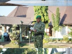 Pimpin Upacara Tujuh Belasan, Dandim 1409/Gowa Bacakan Amanat Kasad Tekankan Profesionalisme dan Integritas Prajurit