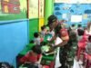 Kawal Generasi Emas, Babinsa Koramil 05/Pallangga Kodim 1409/Gowa Pastikan Pendistribusian Makanan Bergizi Gratis di Gowa Tepat Sasaran