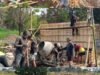 Wujudkan Akses Pelosok Terhubung, Prajurit Kodim 1409/Gowa dan Yon Teritorial Pembangunan Kebut Jembatan Beton Sungai Badenglolo