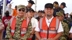 Demi Keselamatan Rakyat, Pangdam XIV/Hasanuddin dan Gubernur Sulsel Bangun Tanggul Sungai Rongkong
