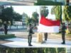 Kasdim 1409/Gowa Pimpin Upacara Pengibaran Bendera Mingguan di Makodim