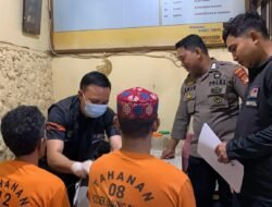 Polres Pelabuhan Makassar Bersama Biddokkes Polda Sulsel Gelar Rikkes Tahanan Secara Berkala