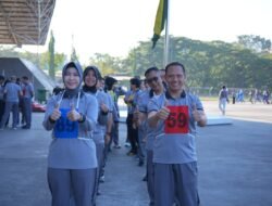 Polres Pelabuhan Makassar Gelar Tes Kesamaptaan Jasmani Semester II 2026, AKBP Rise Sandiyantanti Pimpin Langsung