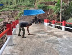 Dandim 1409/Gowa Apresiasi Sinergi TNI-Warga Saat Pembangunan Jembatan ARMCO Memasuki Finish Line