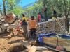 Percepat Konektivitas Desa, Kodim 1409/Gowa Bersama Personel Gabungan dan Warga Pacu Pembangunan 2 Jembatan Gantung Tahap V