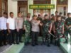 Perkuat Sinergitas TNI-Polri, Kapolresta Gowa Kunjungi Makodim 1409/Gowa