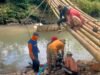 Dorong Konektivitas Wilayah, Pembangunan Jembatan Beton Tahap VI Kodim 1409/Gowa Mulai Berjalan