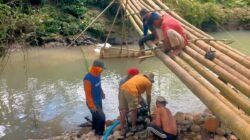 Foto istimewa :Pengerjaan fisik pembangunan jembatan beton tahap VI