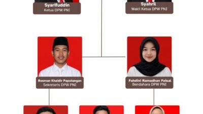 Ketua DPW PNI Merdeka Sulsel Ketuk Palu,Pengukuhan Struktur Partai Digelar 18 Agustus 2026