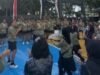 Olahraga Bersama Persit di Mako Denpom XIV/4 Makassar, Momentum Pererat Kebersamaan dan Syukuri Pertambahan Usia